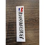 Name sticker with flag (set 2-pcs.)