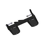 One-piece adjustable footrest black >OK/KZ '20/22<