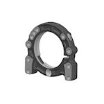 Forged aluminium bearing carrier 40/50mm brake side